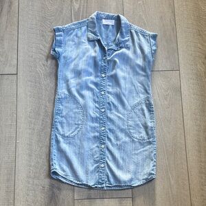 Bella Dahl Blue Chambray Dress